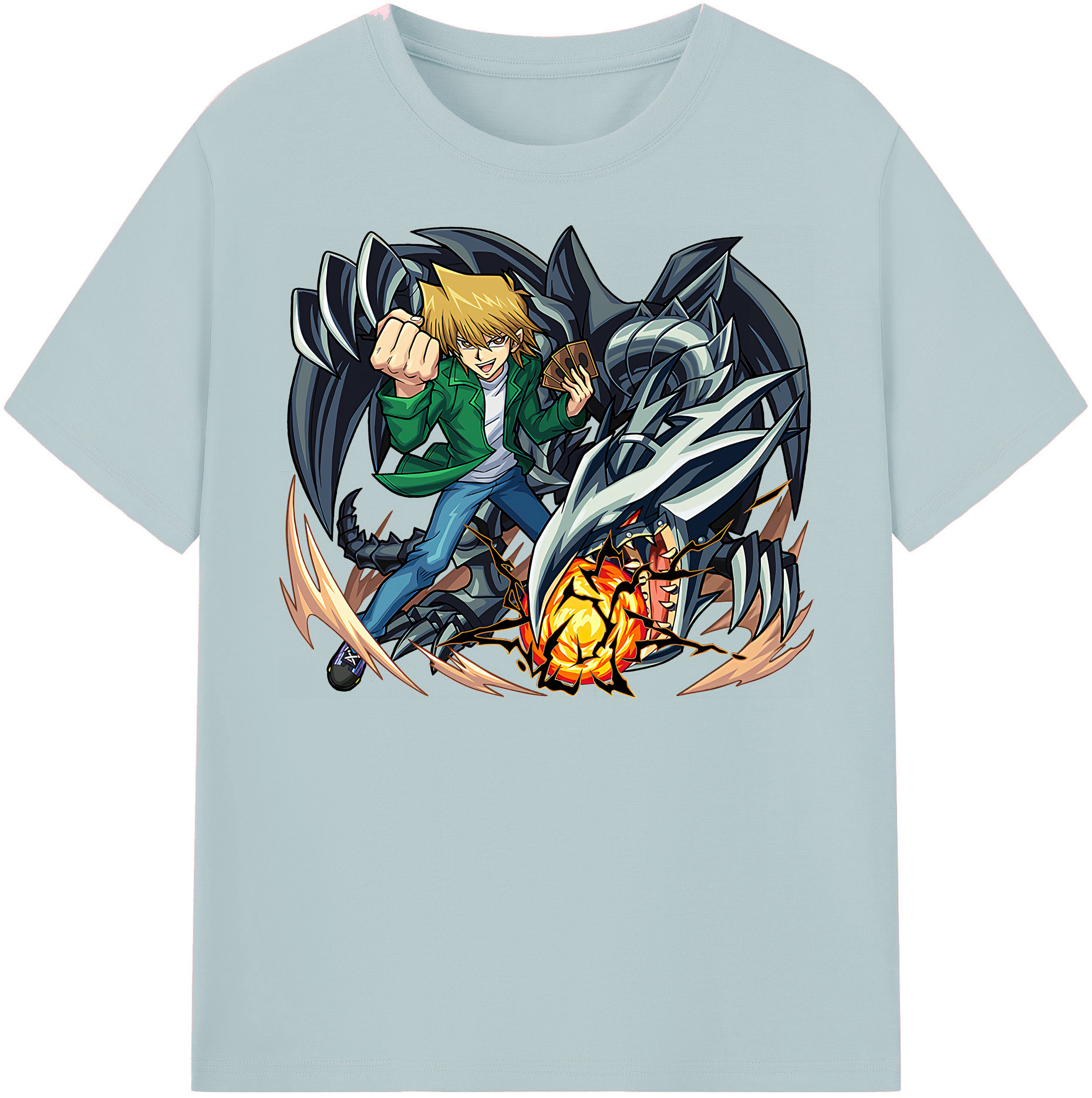 （画像用） 遊☆戯☆王 Yu-Gi-Oh! 綿100％半袖Tシャツ（フロントプリント）